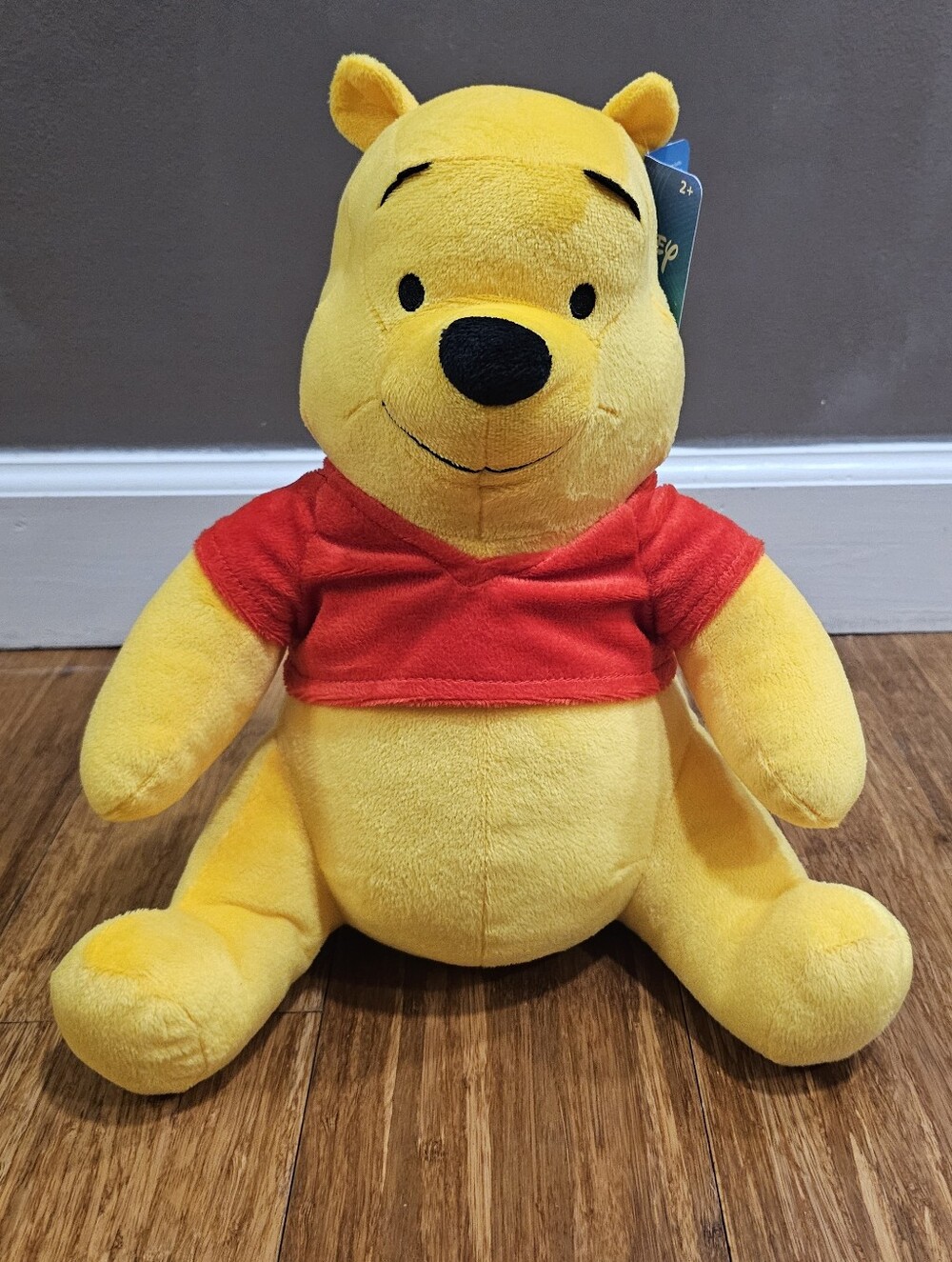 New Disney Winnie the Pooh Plush Stuffed Animal Classic Yellow Bear